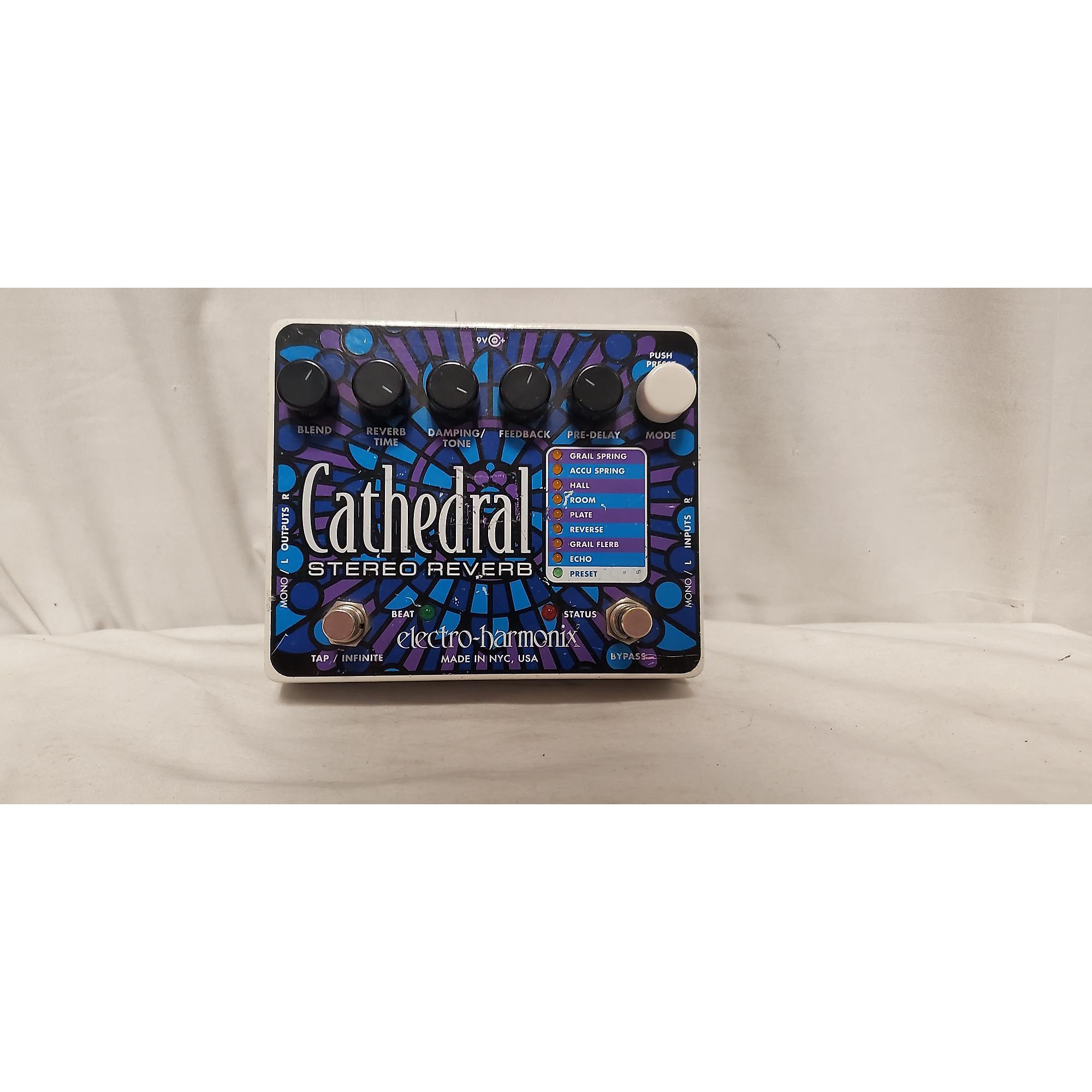 Used Electro-Harmonix Cathedral Stereo Reverb Effect Pedal