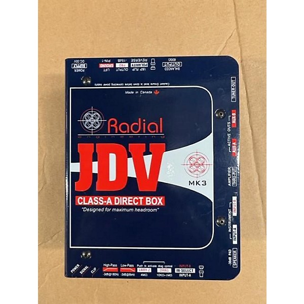 Used Radial Engineering JDV Class A Mk3 Direct Box