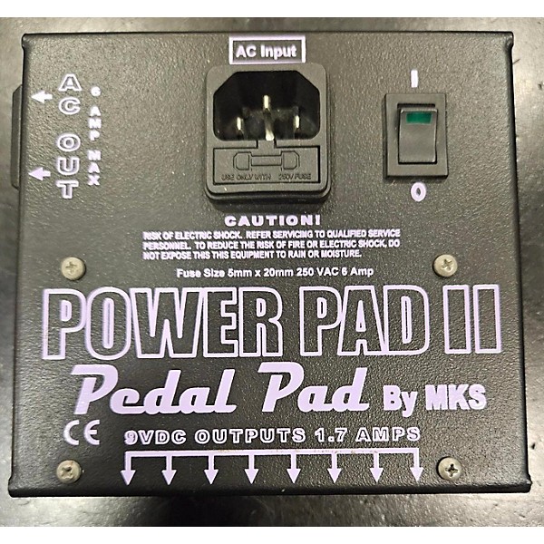 Used Used MKS PEDAL PAD POWER PAD II Power Supply