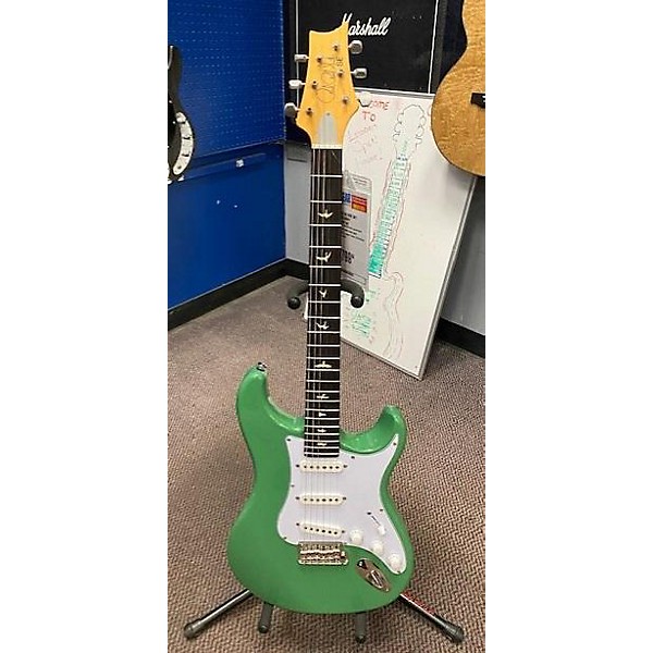 Used PRS Used PRS SE Silver Sky Green Solid Body Electric Guitar