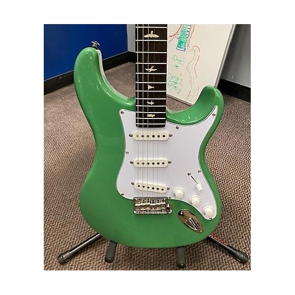 Used PRS Used PRS SE Silver Sky Green Solid Body Electric Guitar