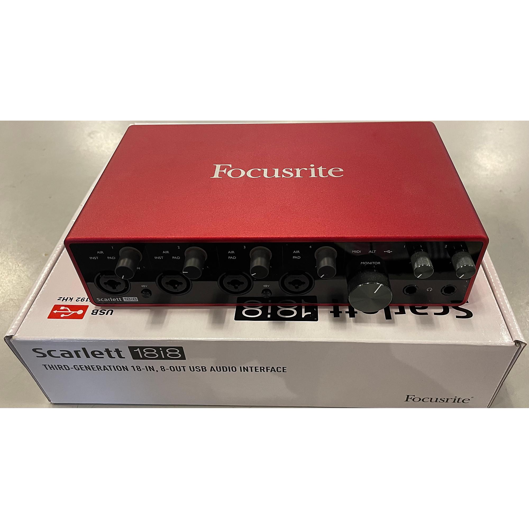 Used Focusrite Scarlett 18i8 Gen 3 Audio Interface | Guitar Center