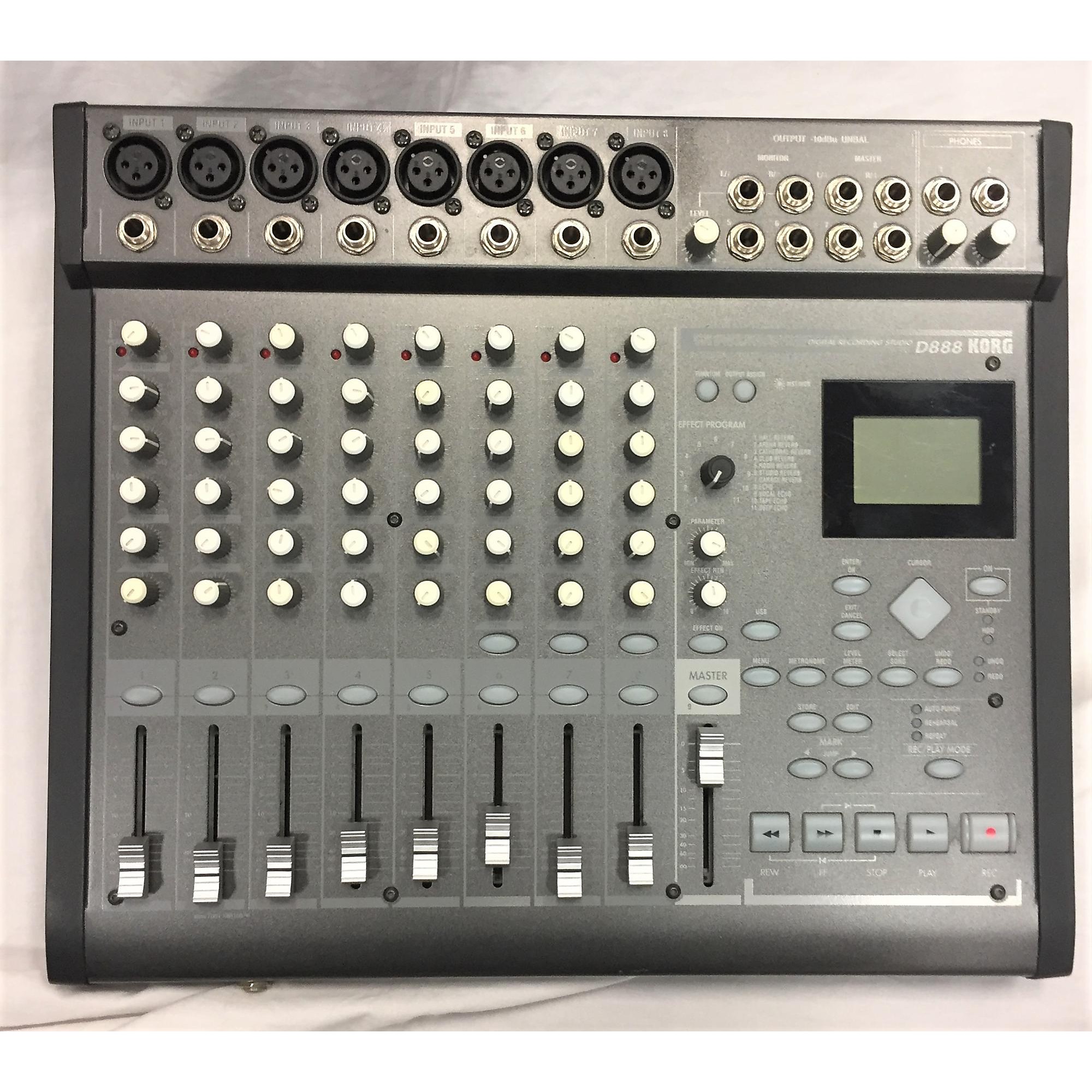 【直売格安】KORG D888 80GBHD 8トラックMTR マルチトラックレコーダー コルグ マルチトラックレコーダー