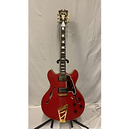 Used D'Angelico Used D'Angelico DLX DCTP Satin Red Hollow Body Electric Guitar