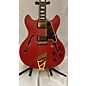 Used D'Angelico Used D'Angelico DLX DCTP Satin Red Hollow Body Electric Guitar