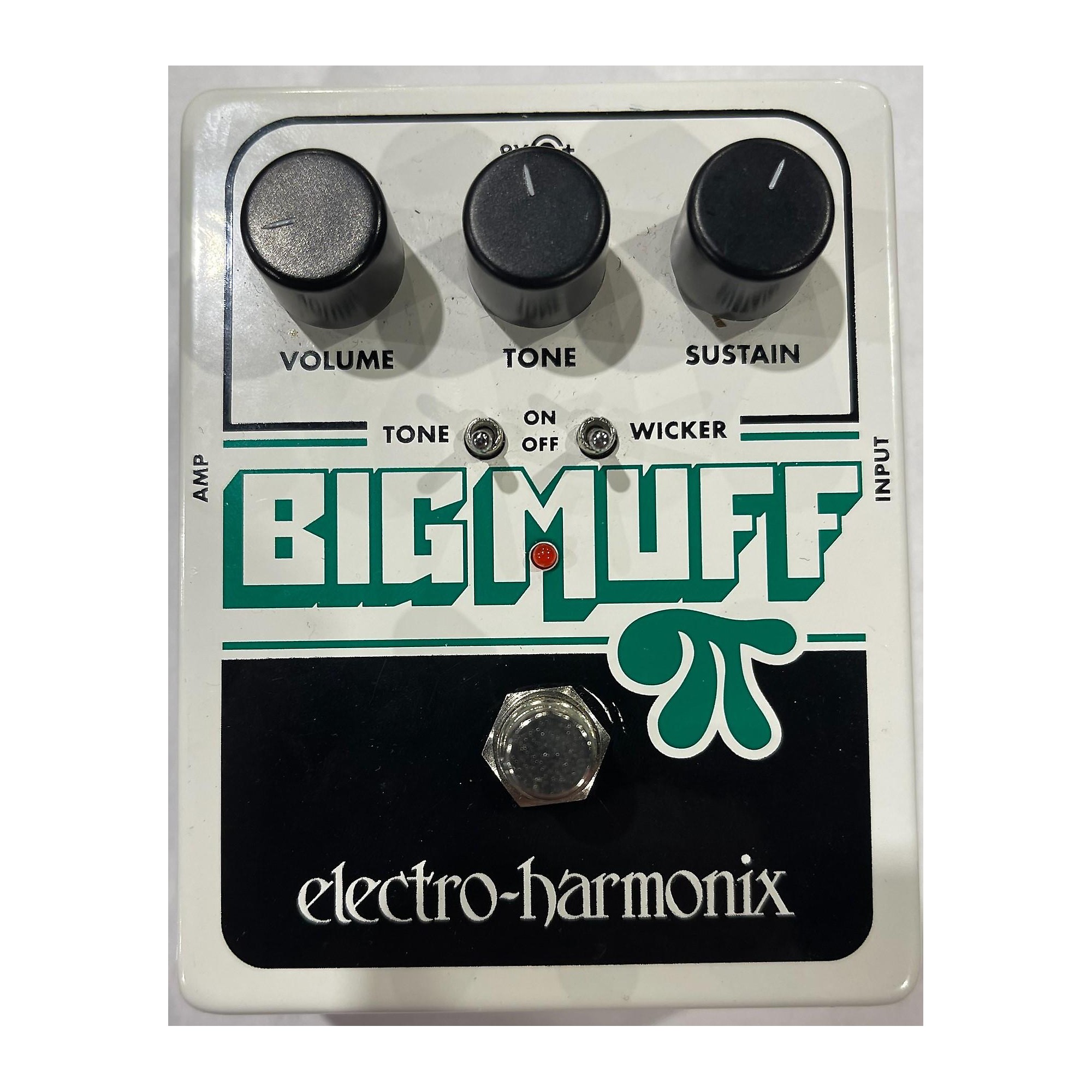 Used Electro-Harmonix Big Muff Tone Wicker Distortion Effect Pedal