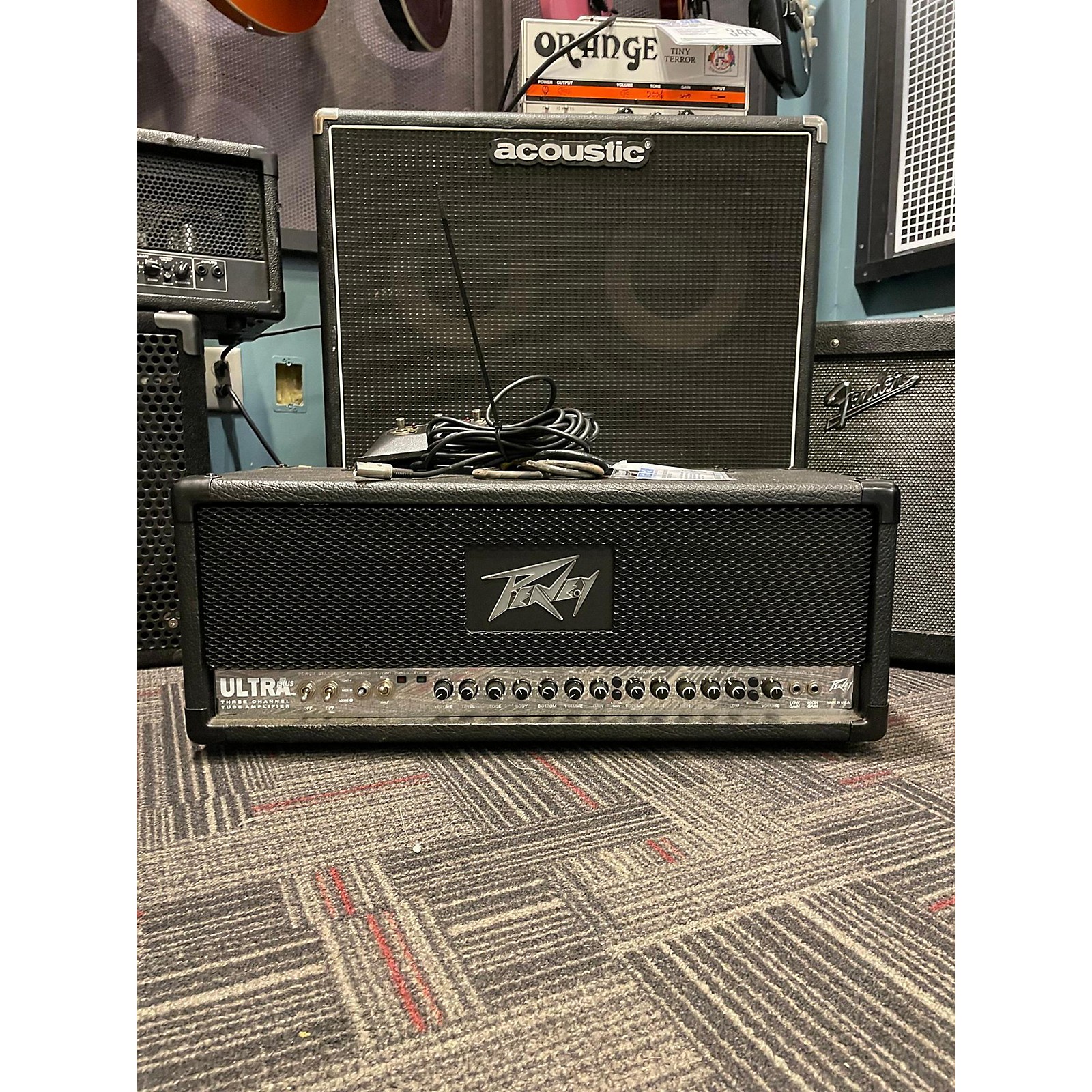 Used Peavey ULTRA PLUS Tube Guitar Amp Head Guitar Center