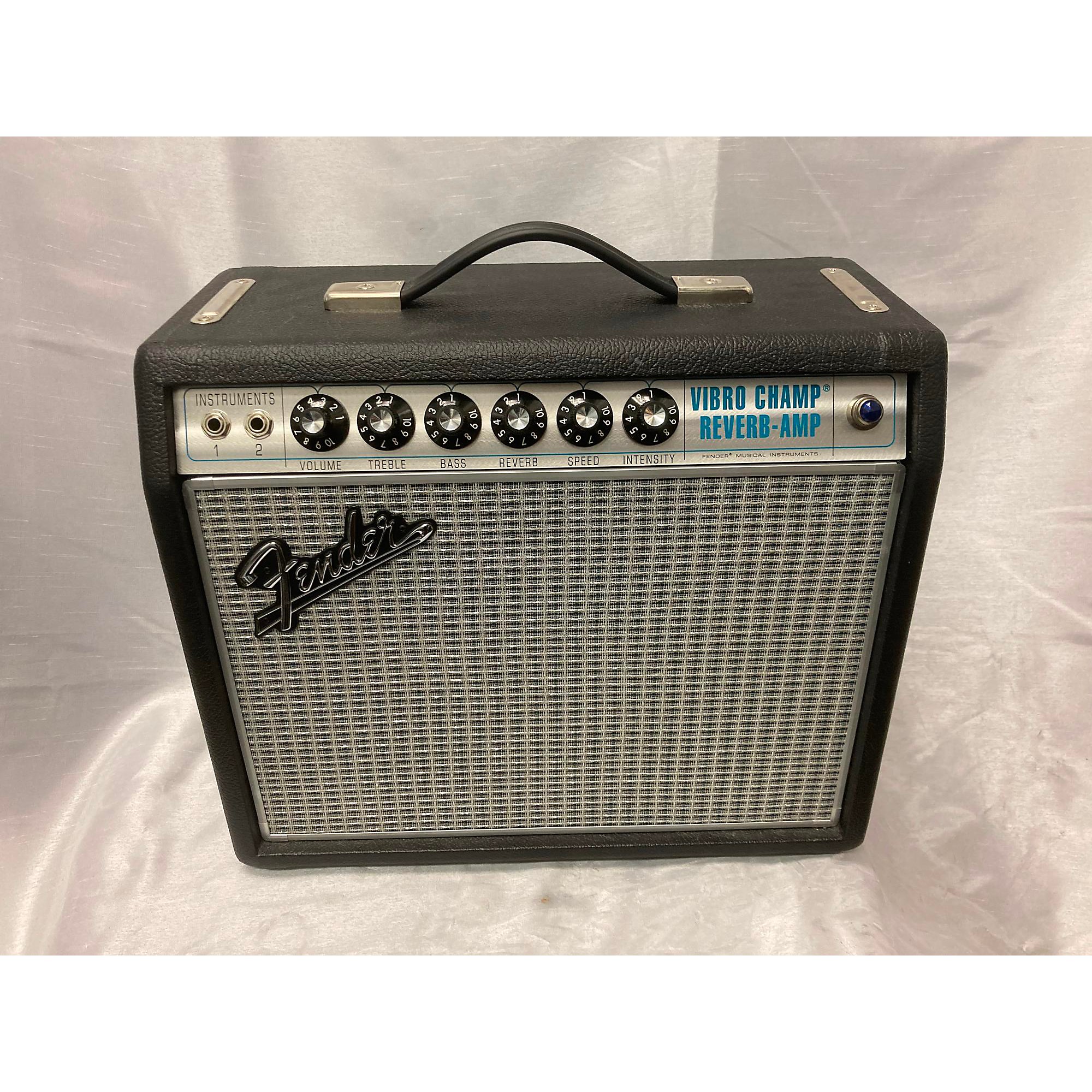 Used Fender 2022 68 Custom Vibro Champ Reverb Tube Guitar Combo