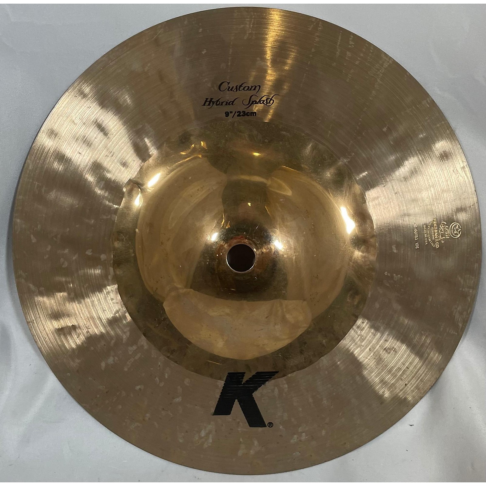 Used Zildjian 9in K Custom Hybrid Splash Cymbal