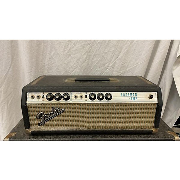 Used Fender 1970s Bassman Silverface Tube Guitar Amp Head