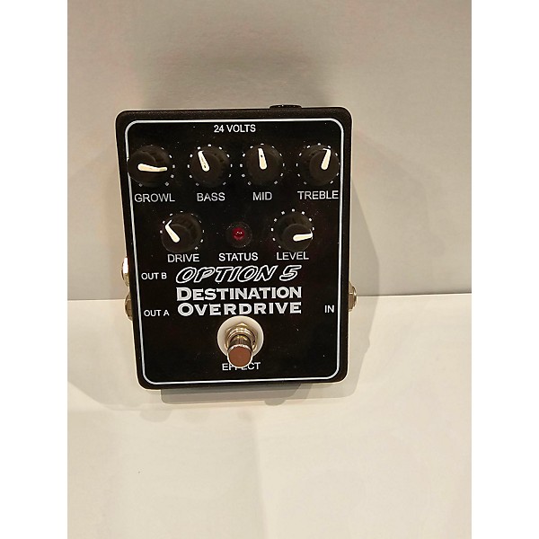 Used Option 5 Destination Overdrive Effect Pedal