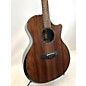 Used Taylor Custom Ga Ltd Edition Ebony Acoustic Electric Guitar thumbnail