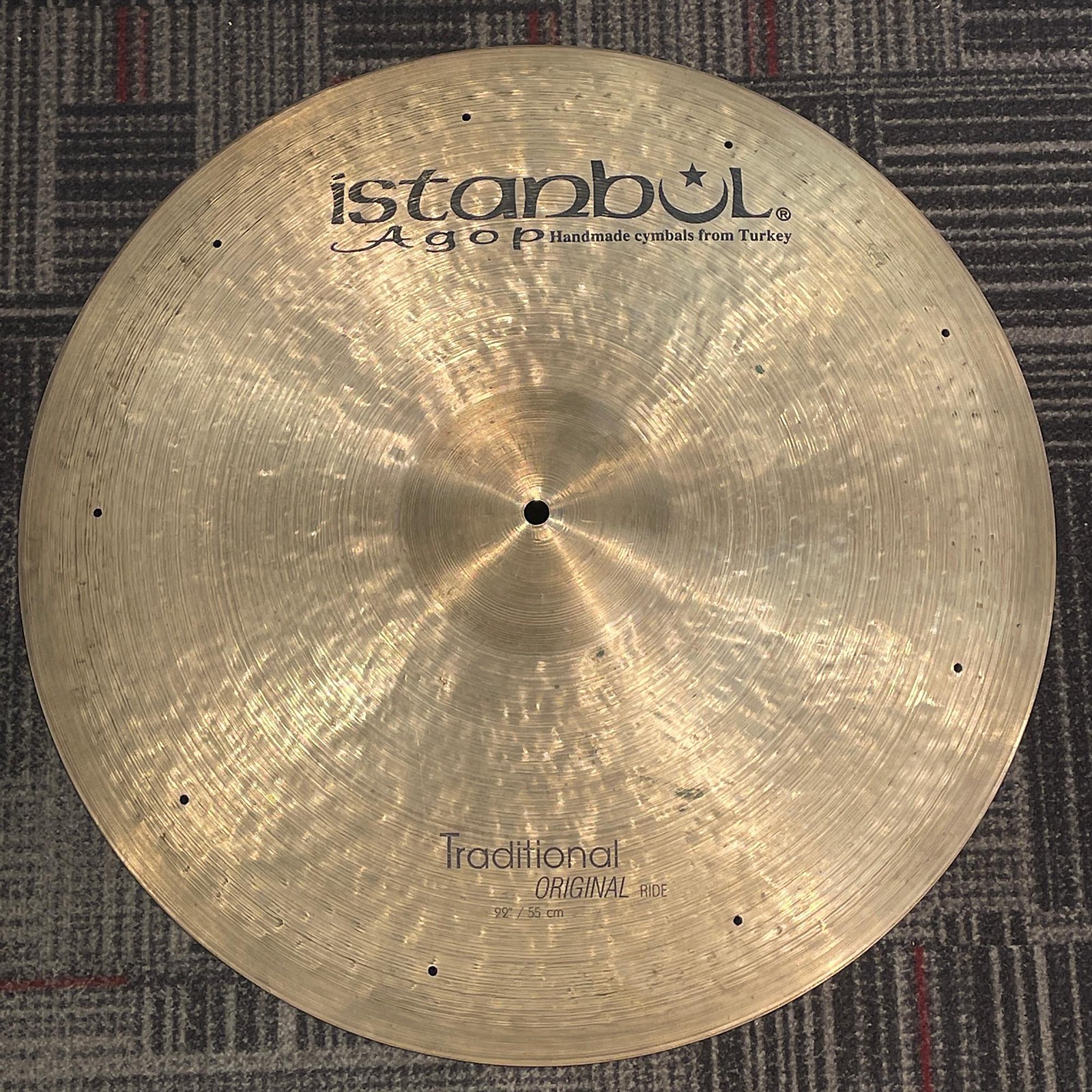 Used Istanbul Agop 22in Traditional Series Original Ride Cymbal