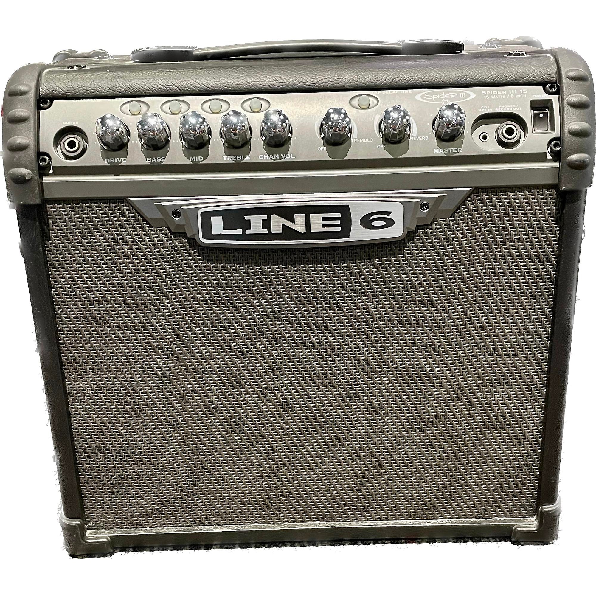 Used Line 6 Spider III 15 1X8 15W Guitar Combo Amp | Guitar Center