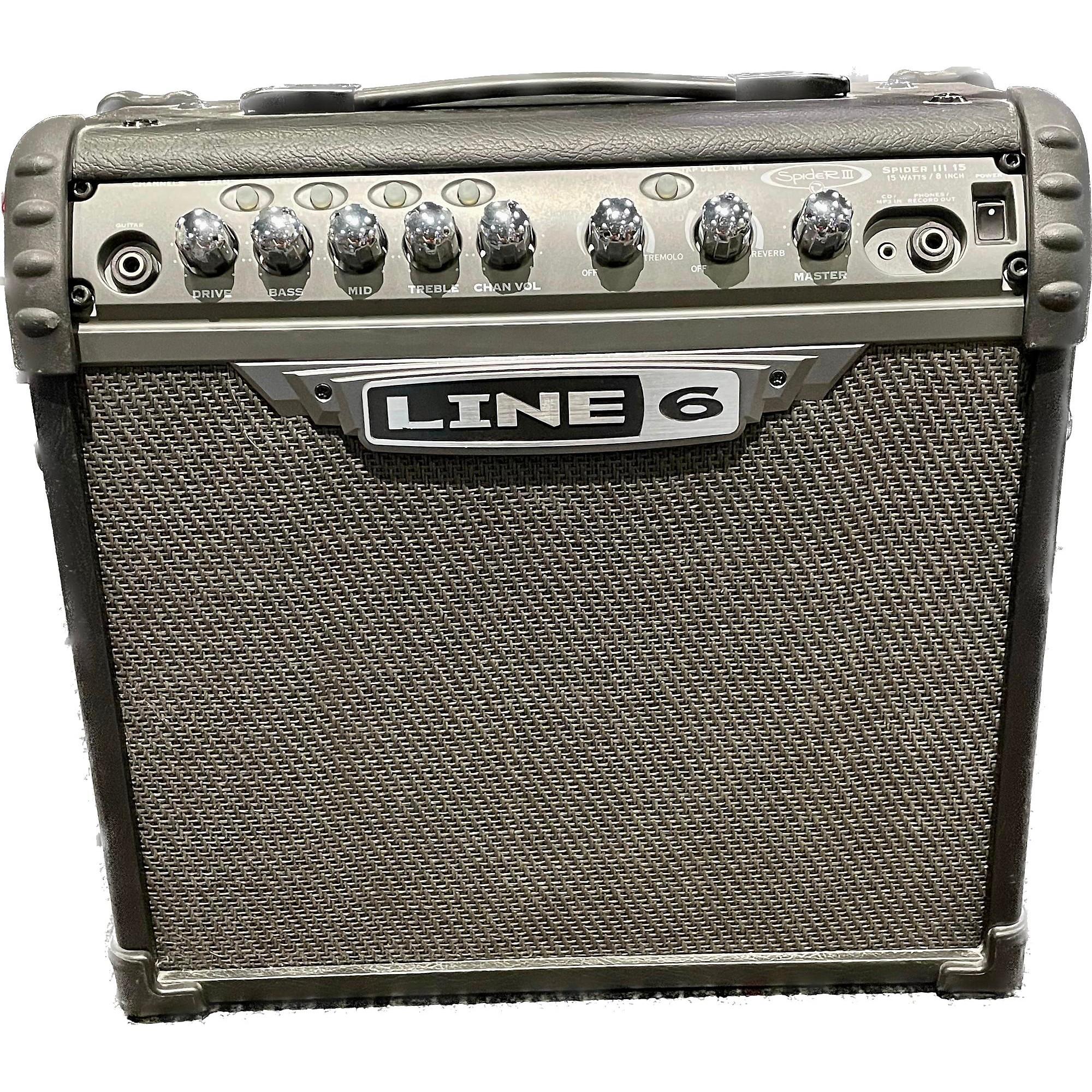 Used Line 6 Spider III 15 1X8 15W Guitar Combo Amp