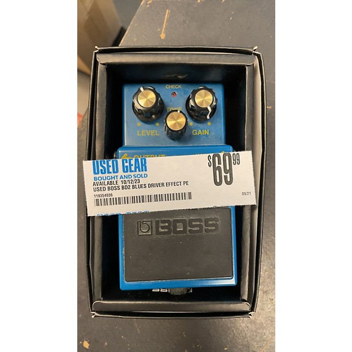 Used BOSS BD2 Blues Driver Effect Pedal | Guitar Center