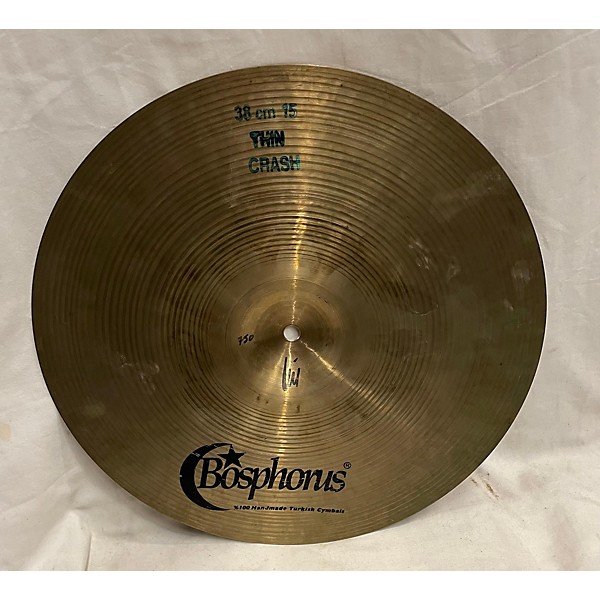 Used Bosphorus Cymbals 15in Thin Crash Cymbal