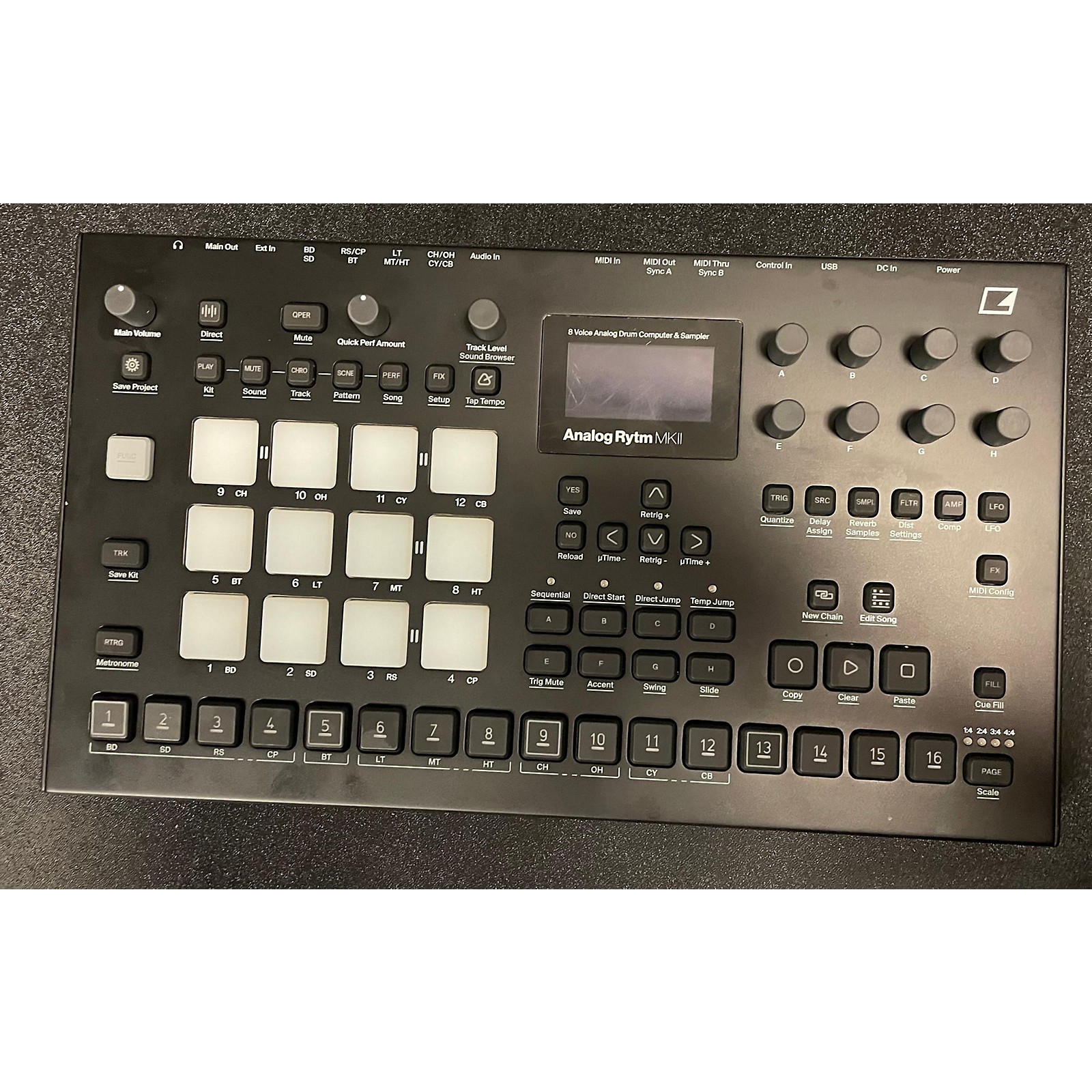 Elektron analog rytm on sale mkii drum machine