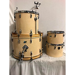 Vintage Fender Vintage 1970s Ludwig 4 piece Pro Beat Natural Drum Kit