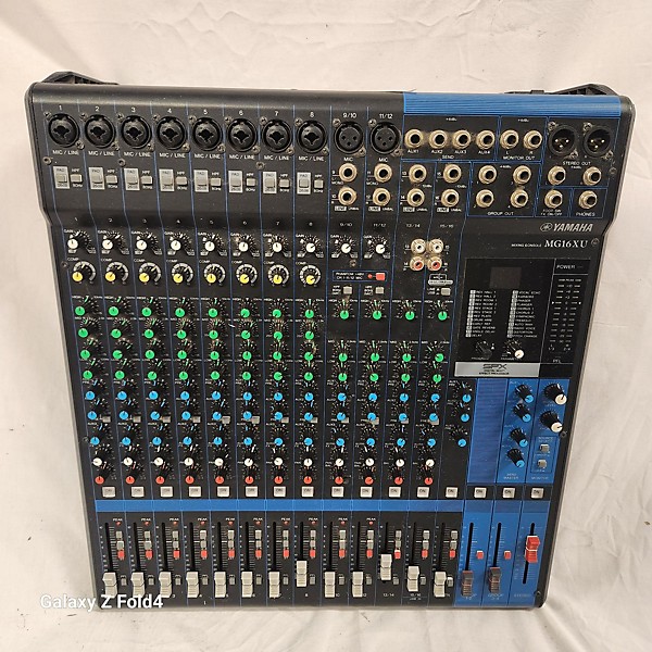 Used Yamaha MG16XU Unpowered Mixer | Guitar Center