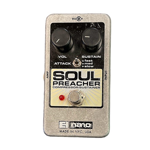 Used Electro-Harmonix Soul Preacher Nano Compressor / Sustainer Effect Pedal