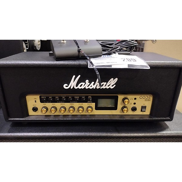 Used Marshall Code100H Solid State Guitar Amp Head | Guitar Center