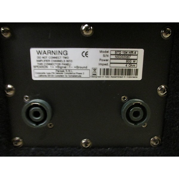 Used Markbass Standard 104HR 800W 4x10 Bass Cabinet