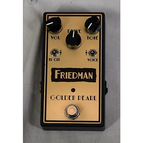 Used Friedman Golden Pearl Overdrive Effect Pedal