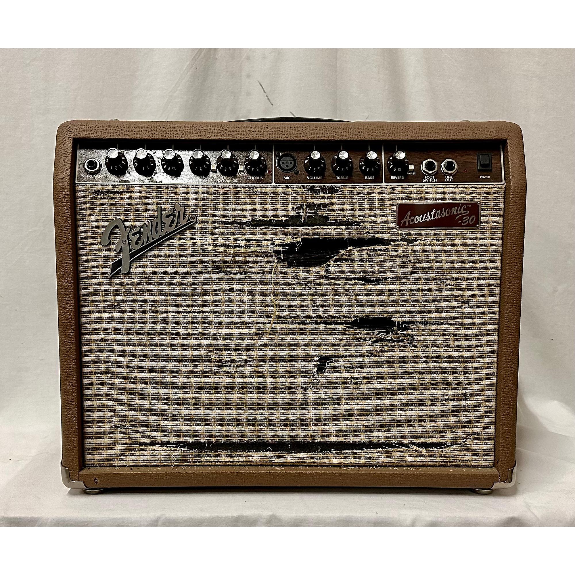 Used Fender Acoustasonic 30 DSP Acoustic Guitar Combo Amp | Guitar