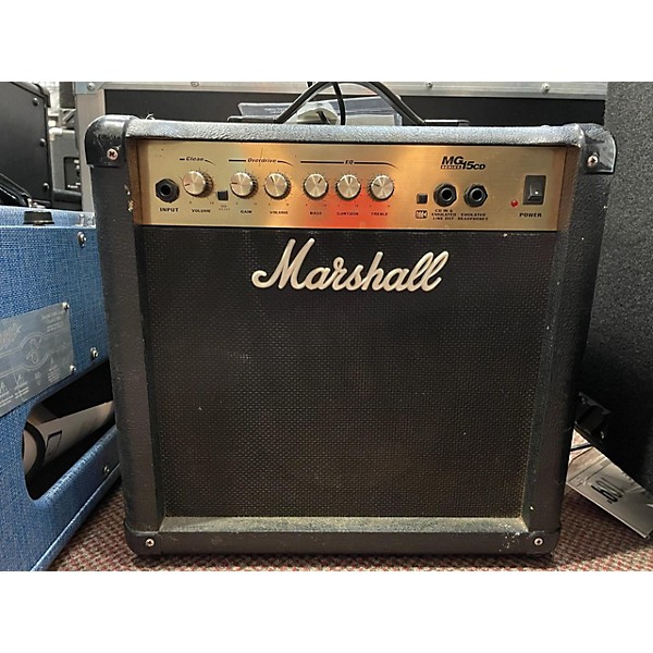 Used Marshall MG15CDR 15W 1X8 Guitar Combo Amp