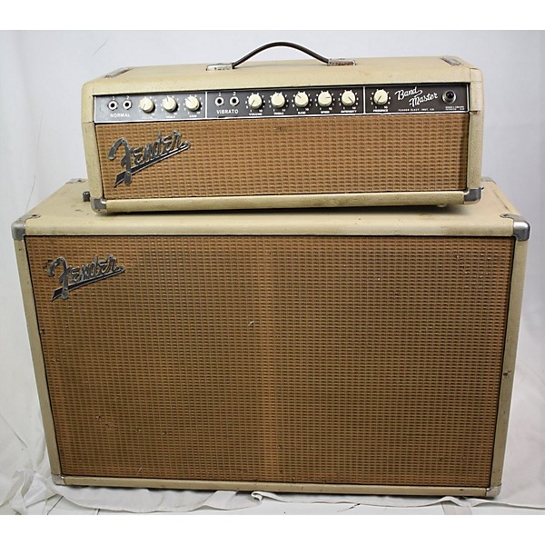 Used Fender 1963 Bandmaster Head And Cab Tube Guitar Amp Head