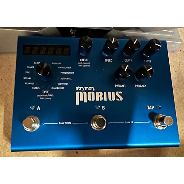 Used Strymon Mobius Multidimensional Modulation Effect Pedal