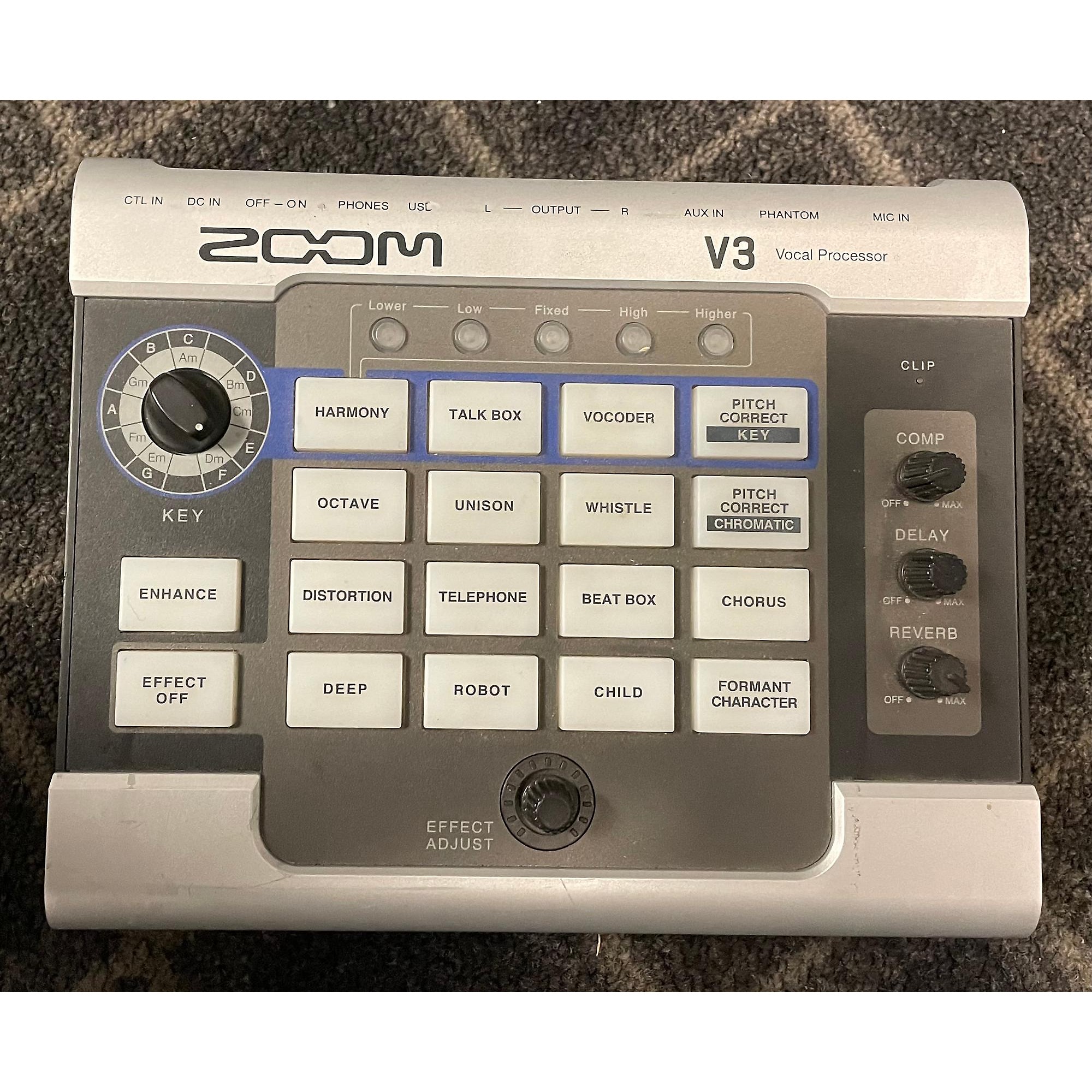 Used Zoom V3 Vocal Processor Production Controller | Guitar Center
