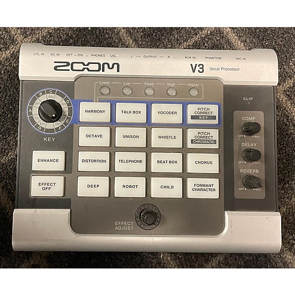 Used Zoom V3 Vocal Processor Production Controller