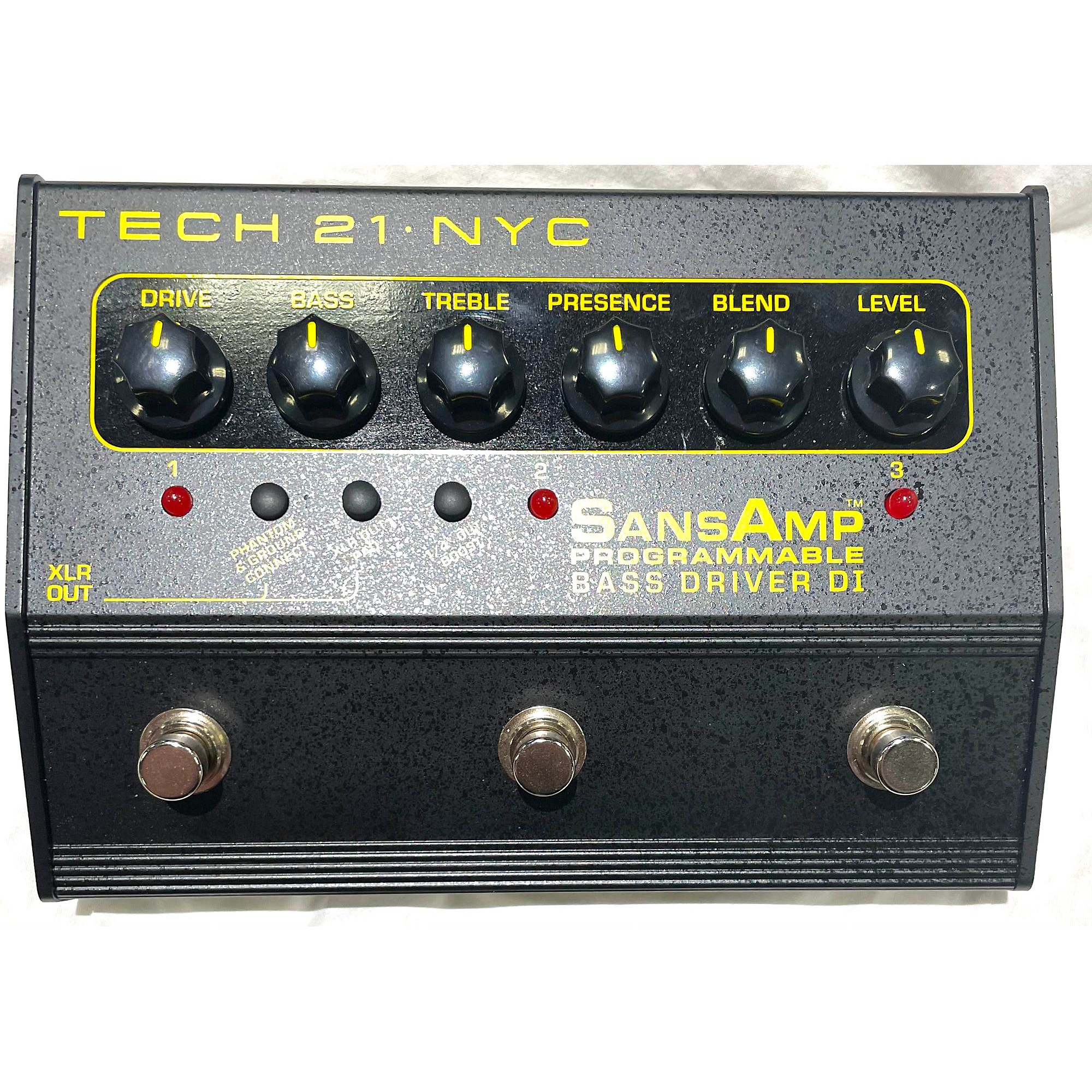 Used Tech 21 Sansamp PBDR Bass Driver DI Bass Effect Pedal