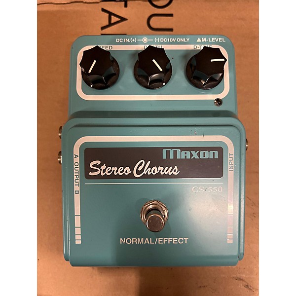 Used Maxon Stereo Chorus CS-550 Effect Pedal | Guitar Center