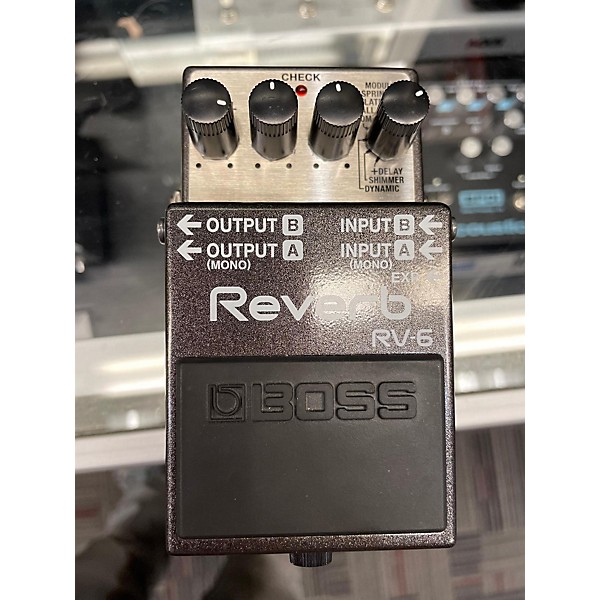 Used BOSS RV6 Digital Reverb Effect Pedal