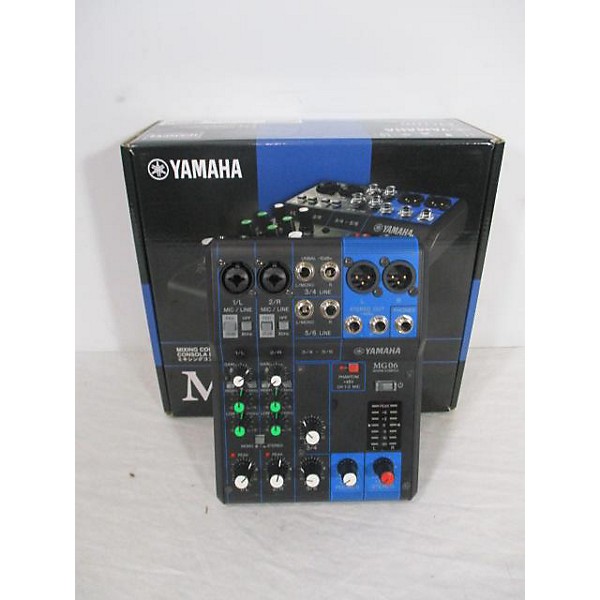 Used Yamaha MG06 Unpowered Mixer | Guitar Center