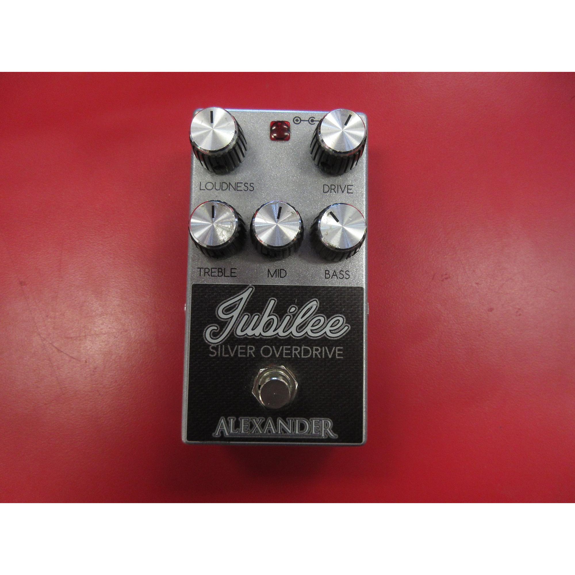 Used Used Alexander Jubilee Silver Overdrive Effect Pedal | Guitar