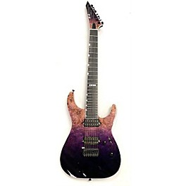 Used Esp Used ESP E-II M-II 7 HT PURPLE NATURAL FADE Solid Body Electric Guitar