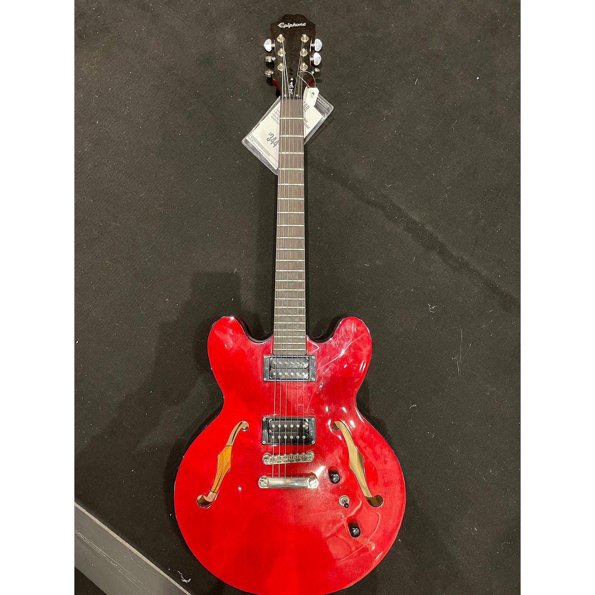 Used Epiphone Dot Studio Hollow Body Electric Guitar Cherry 