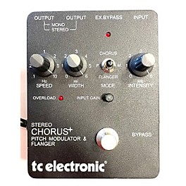 Used TC Electronic SCF Chorus Flanger Effect Pedal