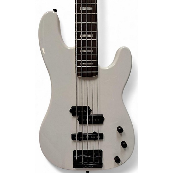 Used GAMMA JP20-03 Alpine White Electric Bass Guitar