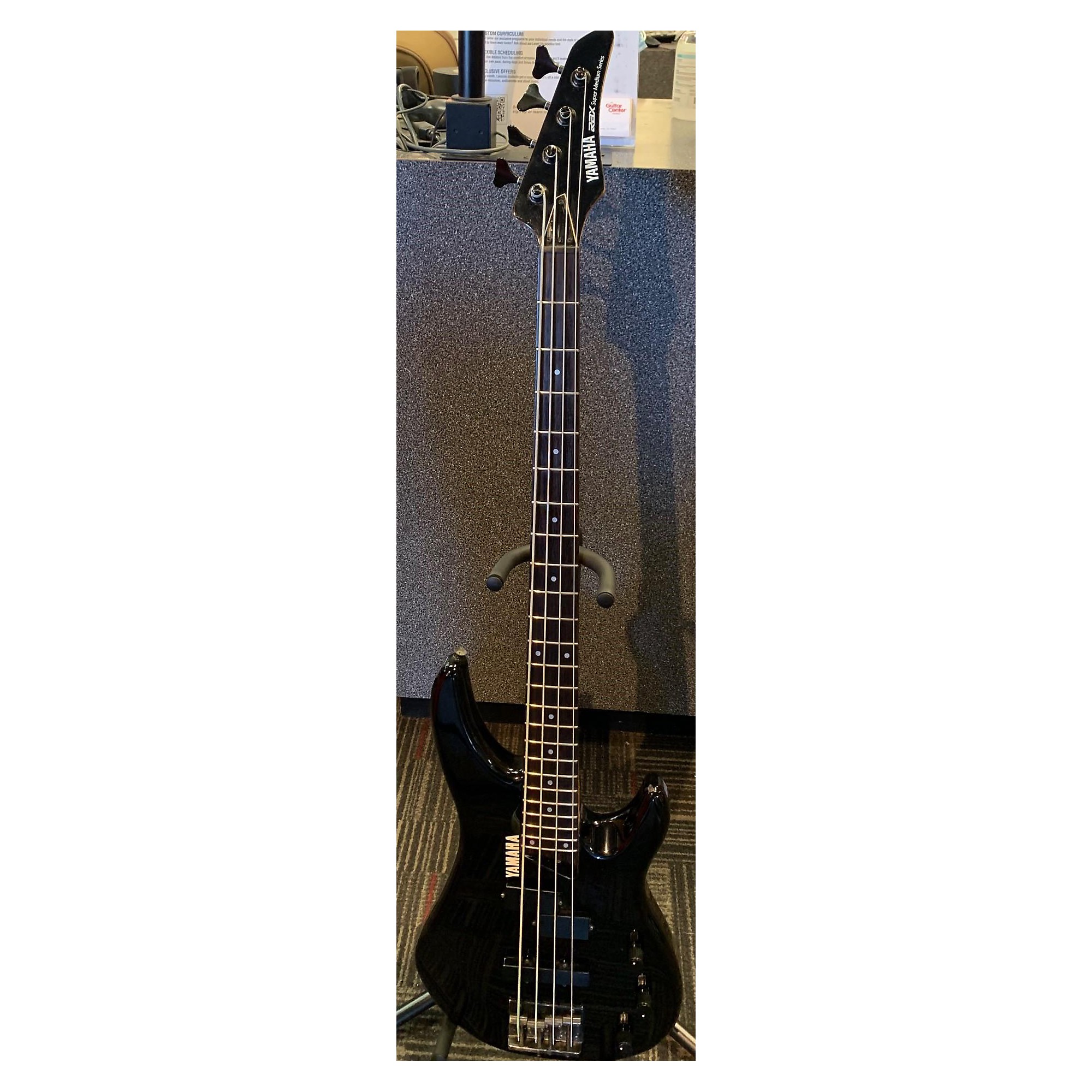 Used Yamaha RBX SUPER MEDIUM SERIES Electric Bass Guitar Black