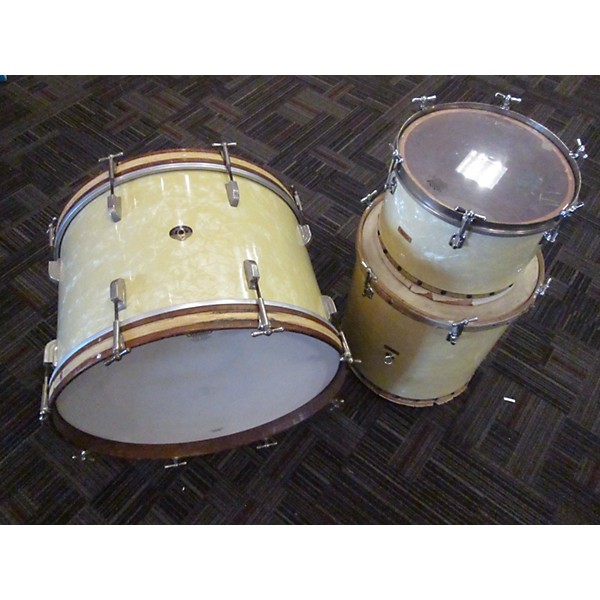 Used Ludwig 1910s Leedy Single Tack Head Drum Kit