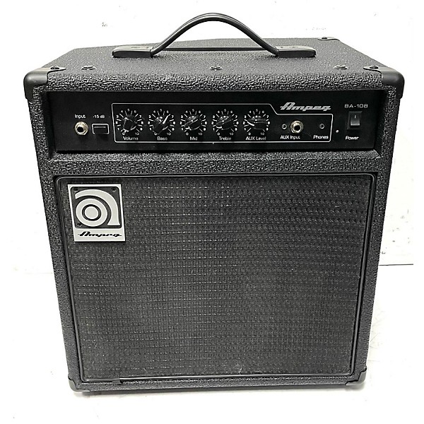 Used Ampeg BA108V2 25W 1x8 Bass Combo Amp | Guitar Center