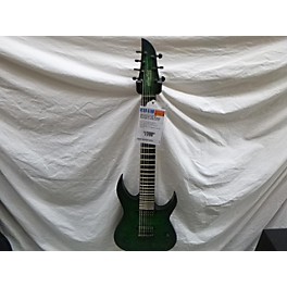 Used Schecter Guitar Research Used Schecter Guitar Research KM 7 MK- III Green Solid Body Electric Guitar