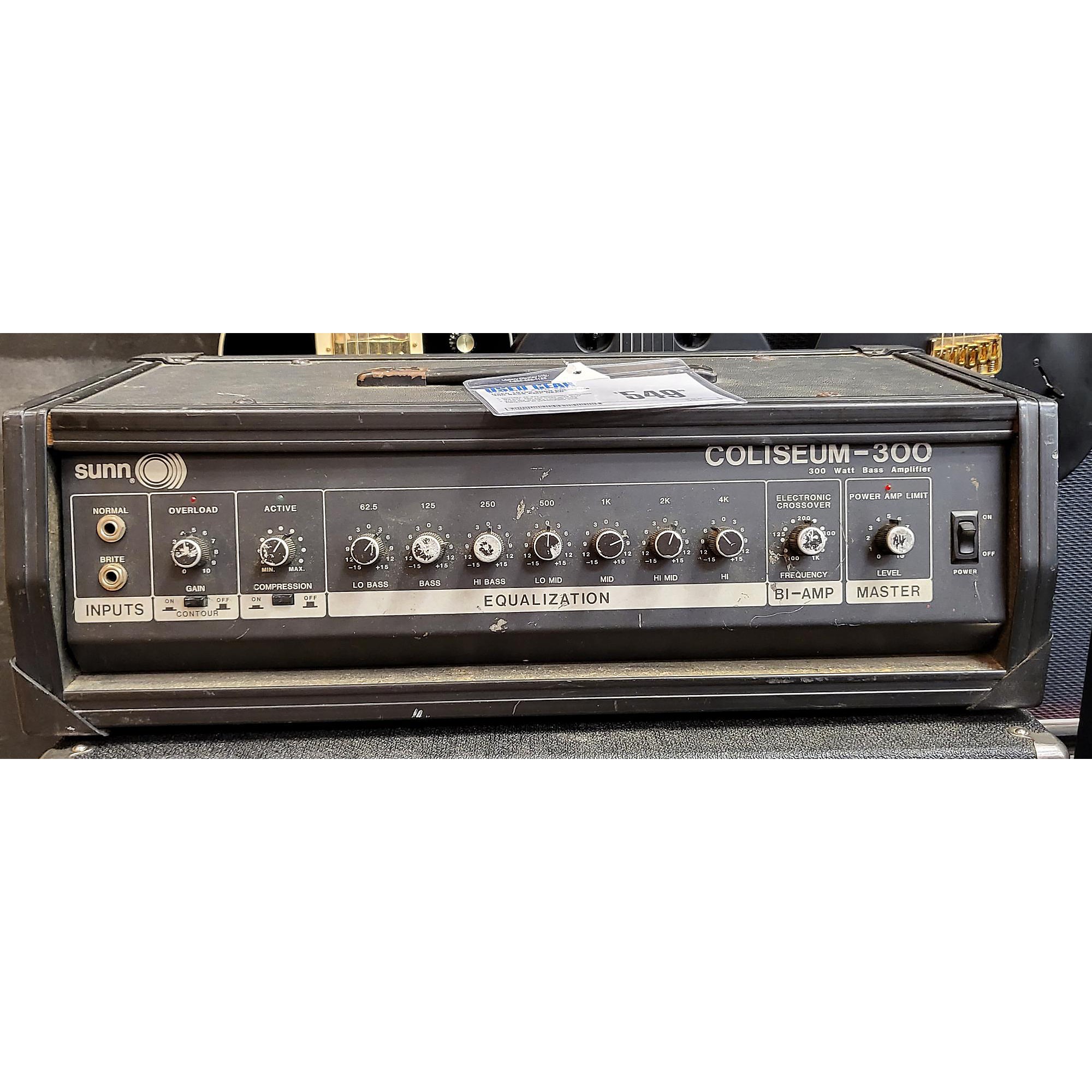 Used Sunn 1970s COLISEUM 300 Bass Amp Head | Guitar Center