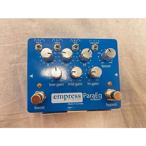 Used Empress Effects ParaEq With Boost EQ Pedal