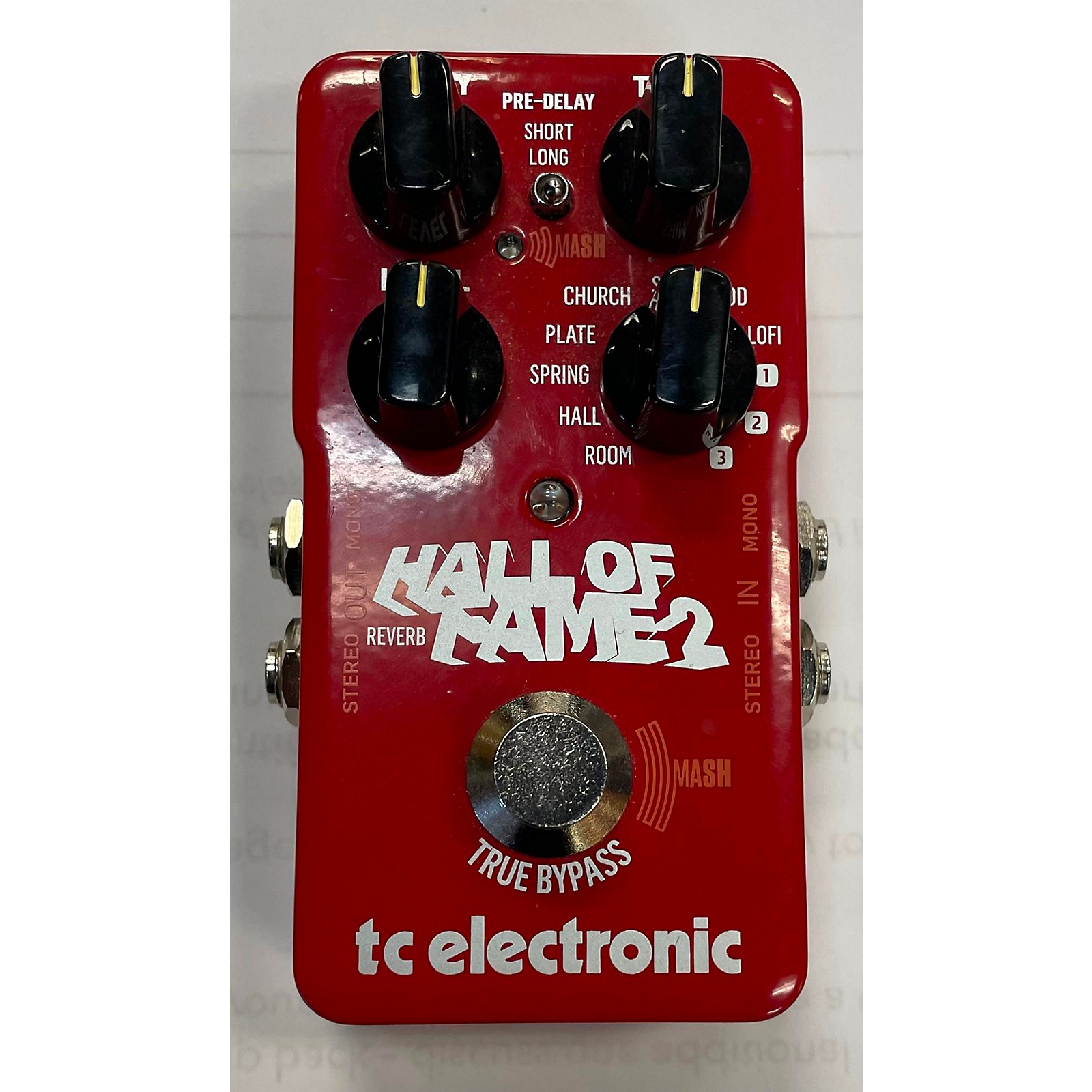 後払い手数料無料】 HALL electronic tc エフェクター OF REVERB 2